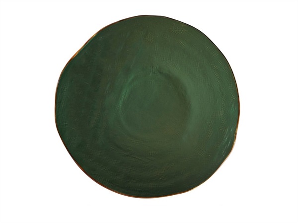 NOVITA' HOME Mediterraneo, piatto piano verde 28 cm