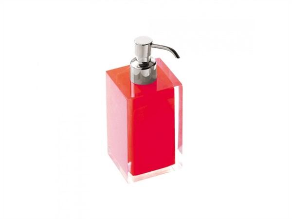 GEDY SPA Dosasapone con erogatore in metallo gedy Rainbow rosso