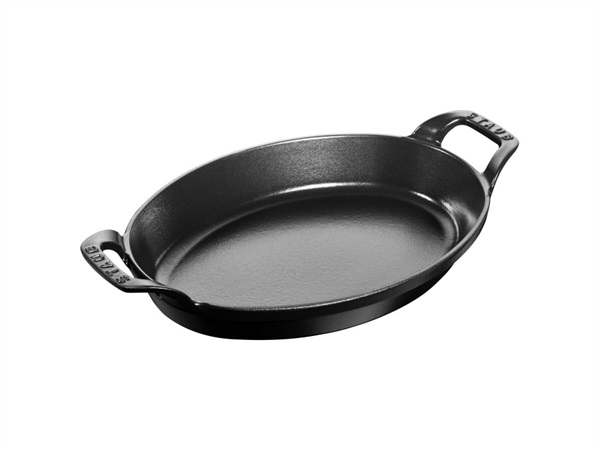 STAUB PIROFILA OVALE - 35 CM X 20 CM, NERA