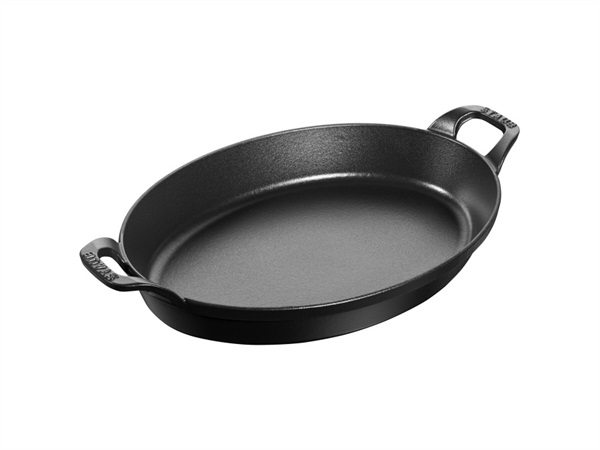 STAUB PIROFILA OVALE - 32 CM X 23 CM, NERA