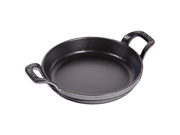 STAUB PIROFILA ROTONDA - 22 CM X 16 CM, COLORE GRIGIO GRAFITE