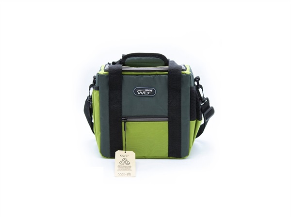 WD LIFESTYLE Borsa termica con tessuto in PET riciclato, 8 litri, verde