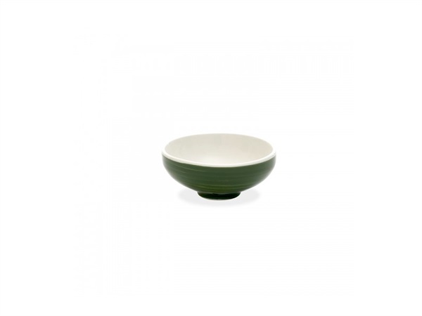 ZAFFERANO S.R.L. Patera Bowl piccola stoneware decoro pallino 25 cl verde