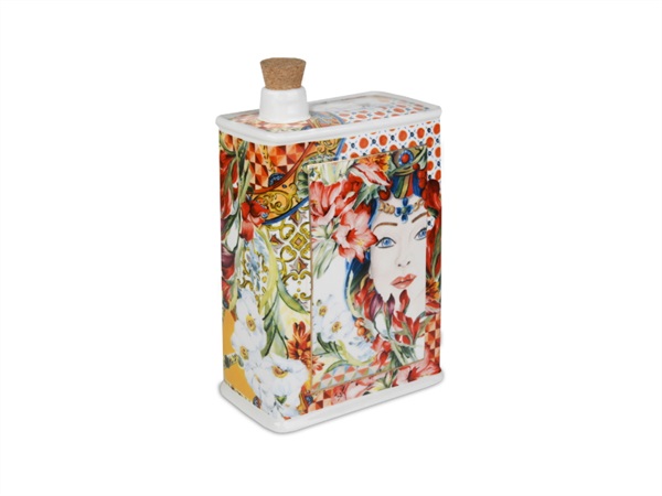 BACI MILANO Baci milano - baroque & rock milano kitchen - bottiglia olio grande, coral