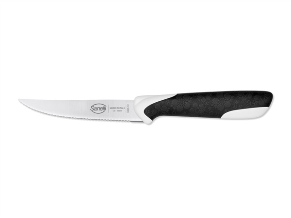 Coltello da pane Sanelli manico bianco