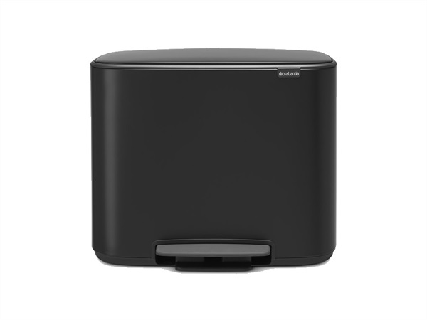 BRABANTIA BO PEDAL BIN PATTUMIERA 11 + 23 litri - Matt Black