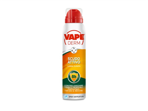 VAPE Vape derm scudo attivo, spray antipuntura, 100 ml