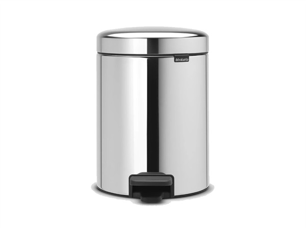 BRABANTIA Newicon a pedale pattumiera 5 litri - Brilliant Steel