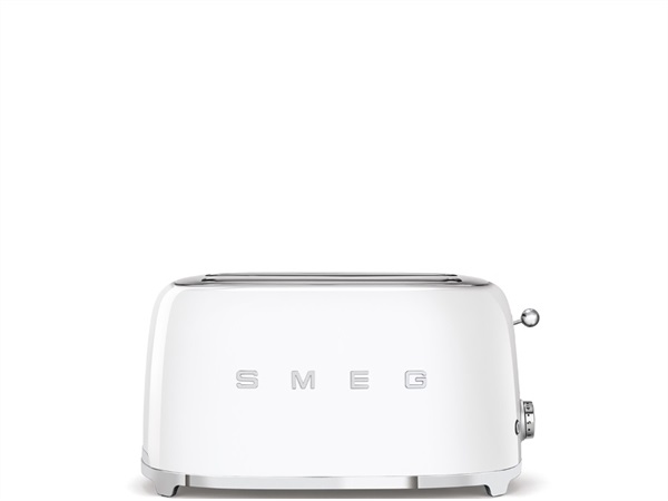 SMEG TOSTAPANE TOASTER 4 FETTE BIANCO ANNI '50 SMEG