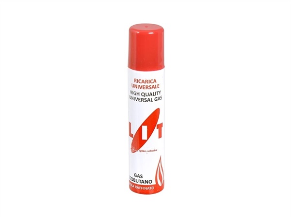 LIT Ricarica gas Butano alta qualità in bomboletta 90ml