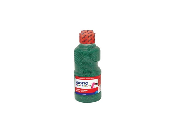 FILA Giotto tempera glitter verde 250 ml