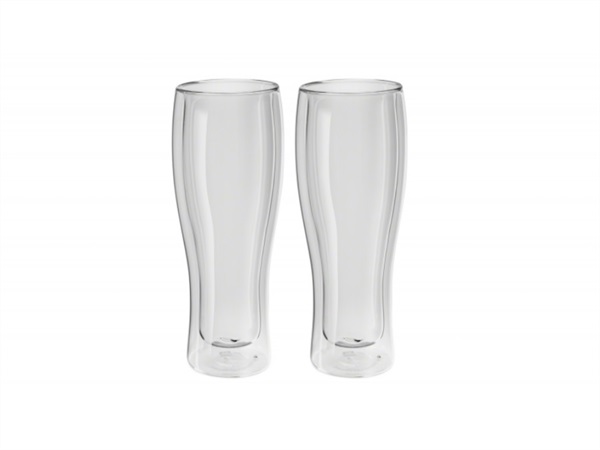 ZWILLING J.A.HENCKELS ITALIA Sorrento, Set di 2 bicchieri da birra a doppia parete 414 ml