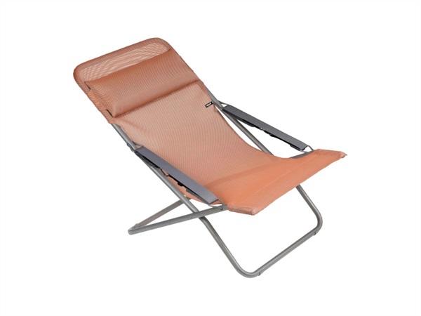 LAFUMA MOBILIER SAS Transabed, sedia sdraio terracotta