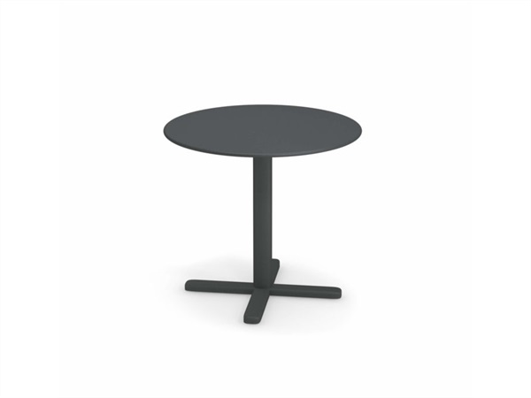 EMU Darwin tavolo abbattibile Ø 80 cm, ferro antico