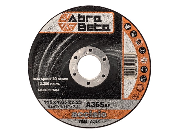 ABRA BETA Disco A36S, per acciaio, centro piano