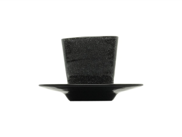 MEMENTO Memento Coffee cup+piattino - Black Solid