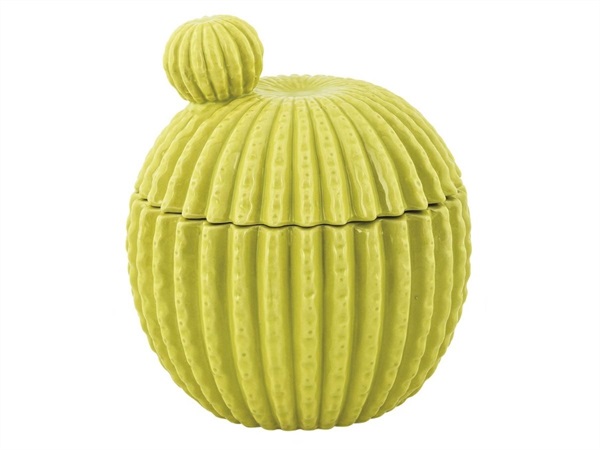 VILLA ALTACHIARA Foglie, porta oggetti cactus verde mela 17x20,5 cm - 9340