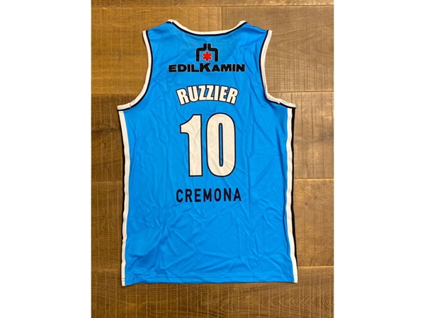 VANOLI BASKET VINTAGE JERSEY RUZZIER 2017/2018 - AZZURRA - M