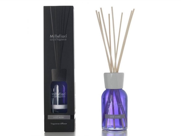 MILLEFIORI Diffusore a bastoncini collezione natural millefiori 100ml - Cold Water