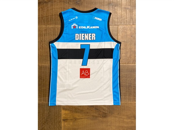 VANOLI BASKET VINTAGE JERSEY DIENER 2019/2020 - BIANCA - XS