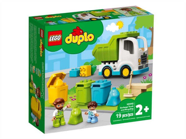 LEGO Lego duplo, Camion della spazzatura e riciclaggio 10945