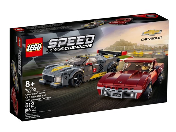 LEGO Lego speed, Chevrolet Corvette C8.R e 1968 Chevrolet Corvette 76903