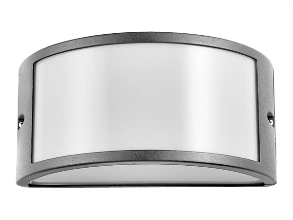 NOVA LINE Applique da esterno, giotto, argento