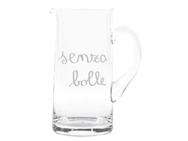 SIMPLE DAY LIVING & LIFESTYLE Brocca in vetro senza bolle, 1,2 lt