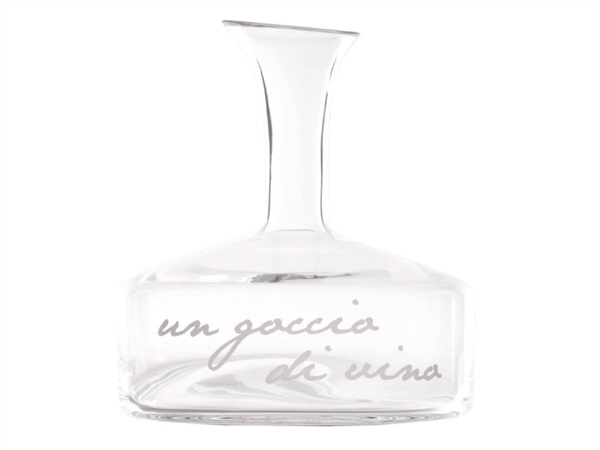 SIMPLE DAY LIVING & LIFESTYLE Decanter in vetro un goccio di vino, 1,2 lt