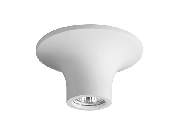 NOVA LINE Struttura in gesso da soffitto - Ø 12x9 cm - base GU10