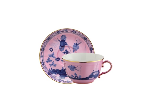 RICHARD GINORI Oriente italiano azalea, tazza tè con piattino cc 220