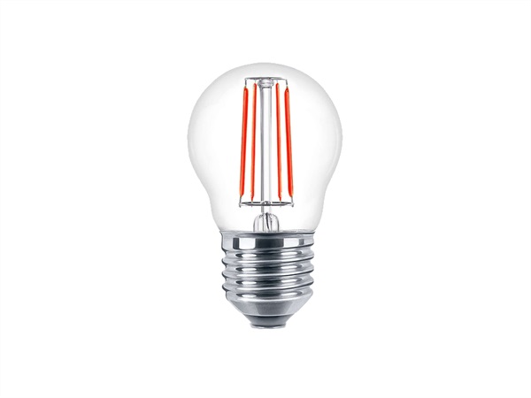 NOVA LINE Sfera a led a filamento E27 - 4W - luce rossa