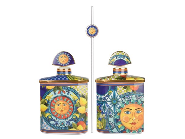 BACI MILANO joke sicily fragrances - bottiglia sicily blu, 2,5 lt