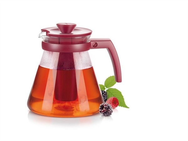 INFUSIERA/TEIERA CON FILTRO TEO TONE 1,25 LT ROSSA