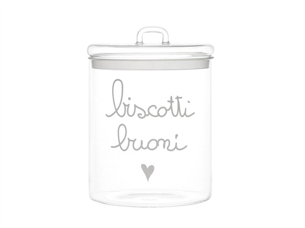 SIMPLE DAY LIVING & LIFESTYLE Barattolo Biscotti Buoni, Ø 15 cm