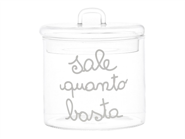 SIMPLE DAY LIVING & LIFESTYLE Barattolo Sale quanto basta, Ø 12 cm