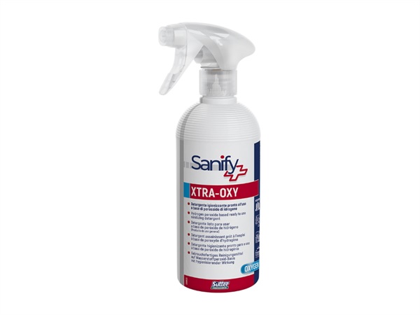 SUTTER PROFESSIONAL XTRA OXY, detergente disinfettante biocida, 500 ml