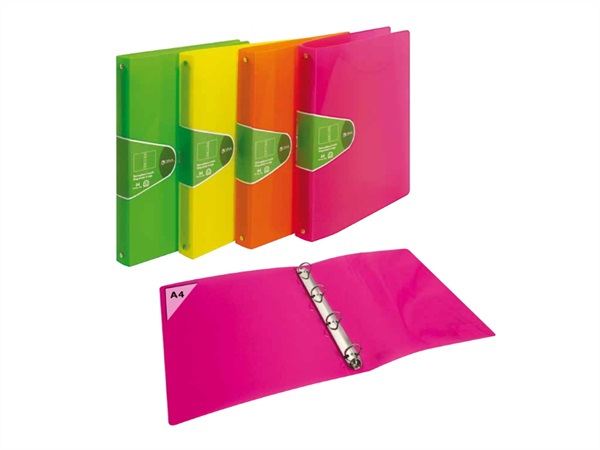 ORNA IPLAST SRL Raccoglitore ad anelli, Ø anello 15 mm, colori assortiti