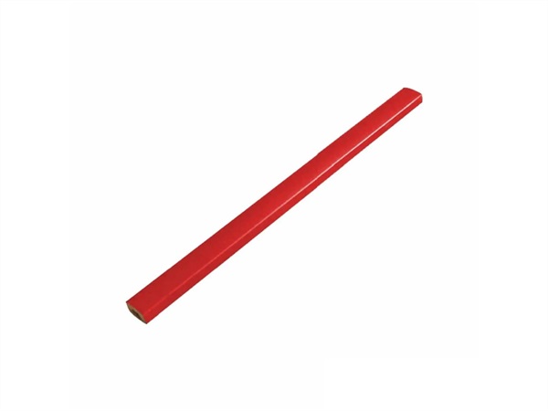 METRICA Matita per falegname, rosso, 18 cm