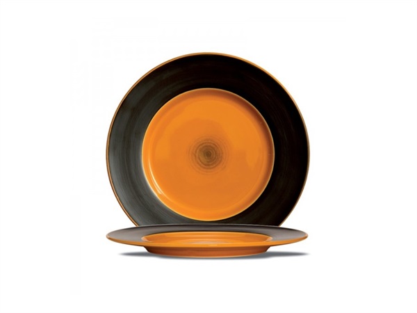 LE COQ Ekate piatto rotondo arancione Ø 33,5 cm