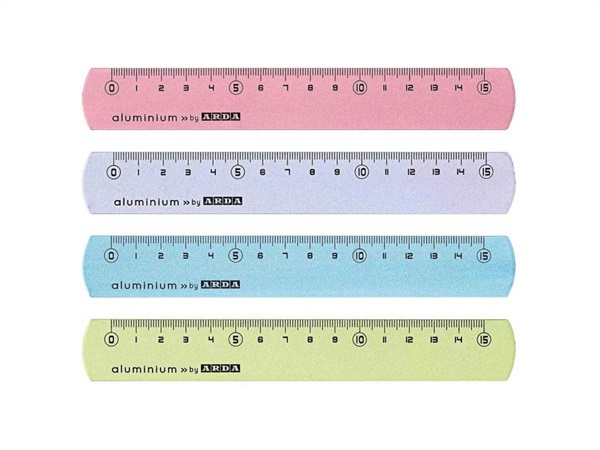 ARDA Righello all-frost, 15 cm, colori assortiti