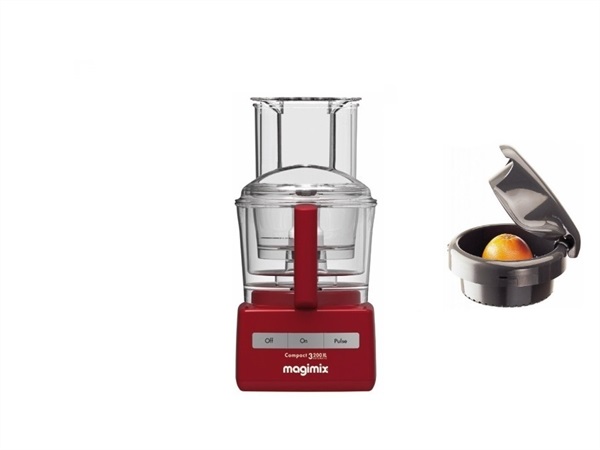 MAGIMIX Robot multifunzione cs 3200 xl rosso; con spremiagrumi.
