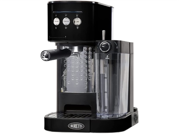 DOMO BORETTI Macchina da Caffè Espresso Automatica B400 1.2 Lt.1470 Watt Nero
