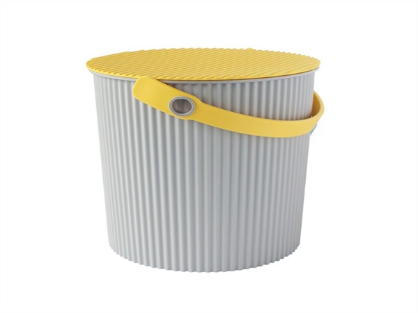 HACHIMAN Fraichair, bucket small, grigio/giallo