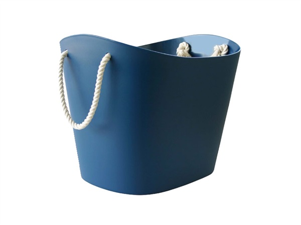 HACHIMAN Balcolore, basket medium, blu navy