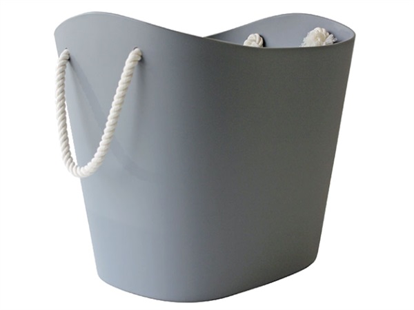HACHIMAN Balcolore, basket large, grigio