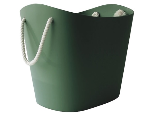 HACHIMAN Balcolore, basket large, verde scuro