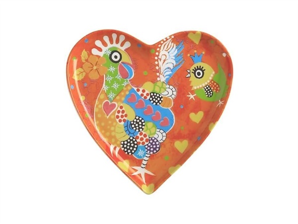MAXWELL & WILLIAMS Love Hearts, piatto cuore 15,5 cm chicken dance