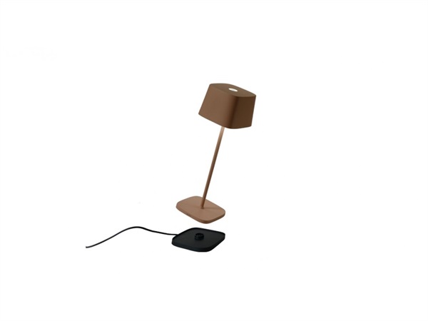 ZAFFERANO S.R.L. Ofelia pro lampada da tavolo ricaricabile - corten