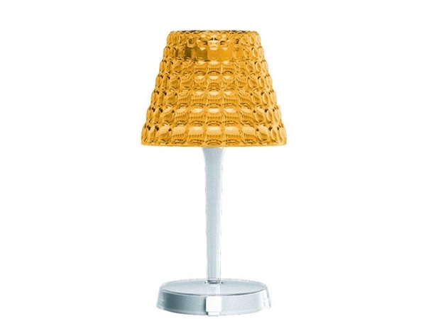 FRATELLI GUZZINI S.P.A. Lampada da tavolo ricaricabile Tiffany Guzzini Light Amber
